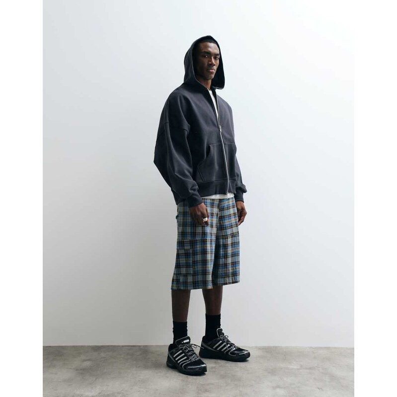 COLLUSION cargo short in mixed check-Multi