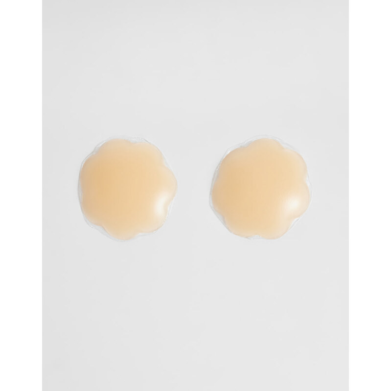 ASOS DESIGN tonal silicone reusable nipple covers in beige-Neutral 115733624