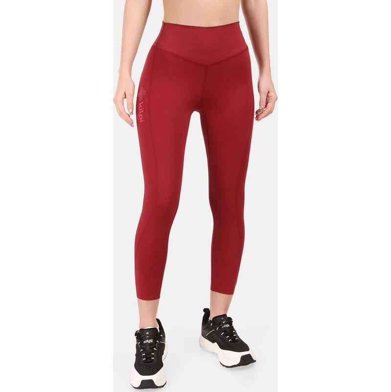 Dámské 7/8 fitnes legíny KILPI Rivian červené 115733899