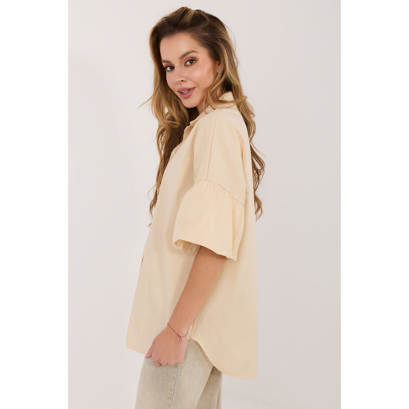Košile s dlouhým rukávem model 227875 Italy Moda