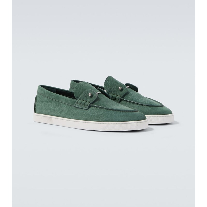 Christian Louboutin Chambeliboat leather slip-on shoes