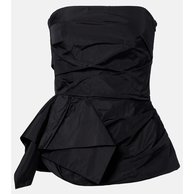 Max Mara Taffeta corset top
