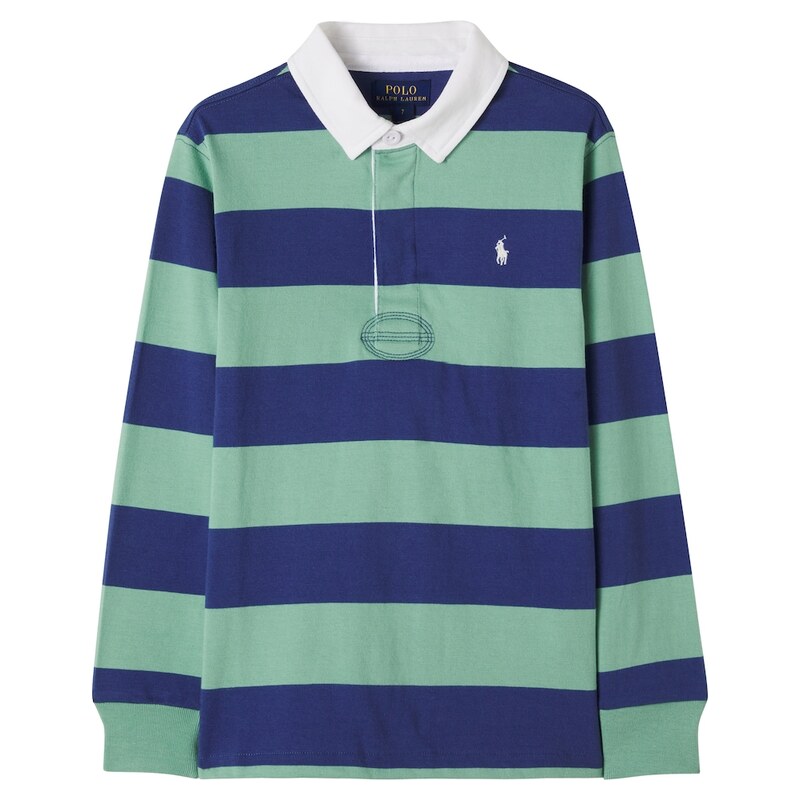 Polo Ralph Lauren Kids Striped cotton jersey polo shirt