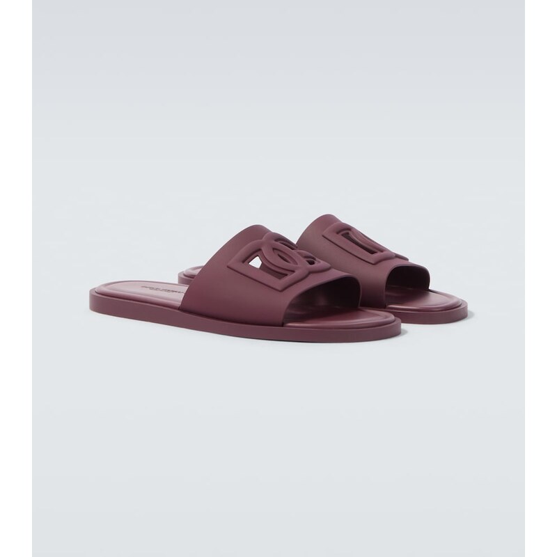 Dolce&Gabbana DG rubber slides