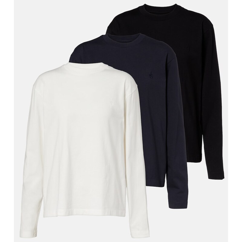 Jil Sander Set of 3 cotton jersey T-shirts
