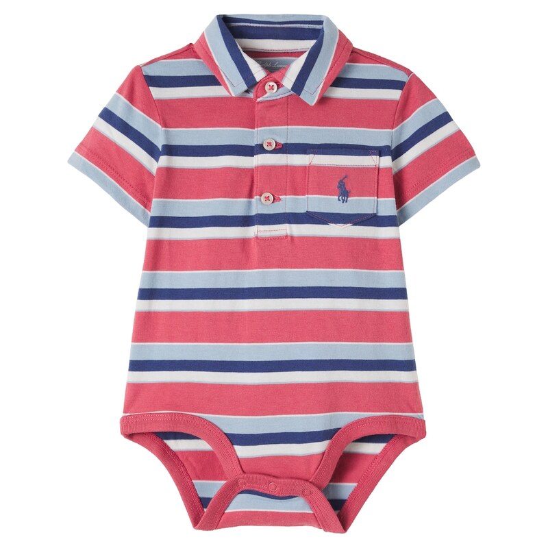 Polo Ralph Lauren Kids Baby striped cotton jersey bodysuit