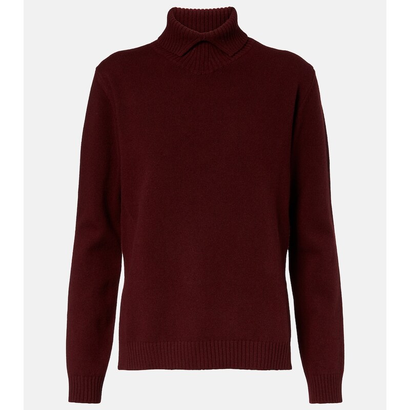 Dámské roláky z vlny barvy Cherry od Jil Sander