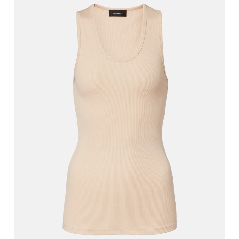 Wardrobe.NYC Ribbed-knit cotton tank top