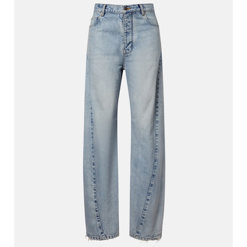 Balenciaga Frayed tapered jeans