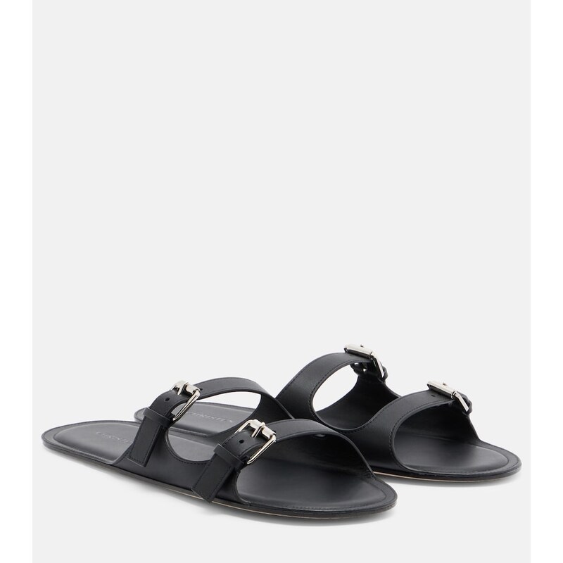 Christen Double Belt leather sandals