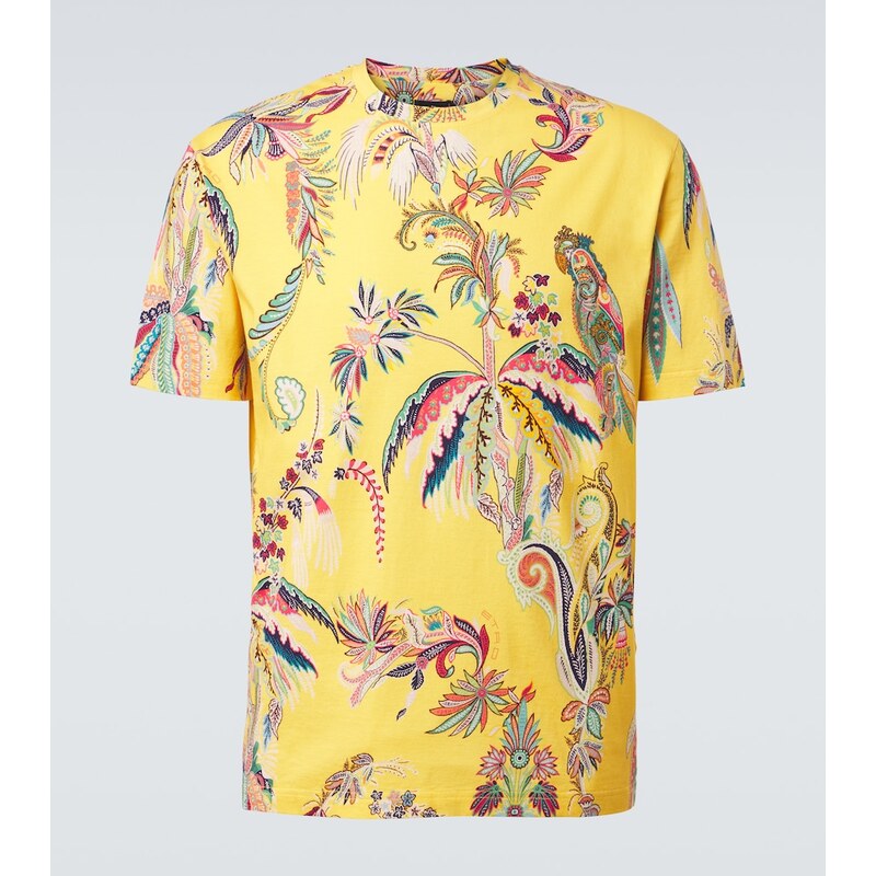 Etro Printed cotton jersey T-shirt