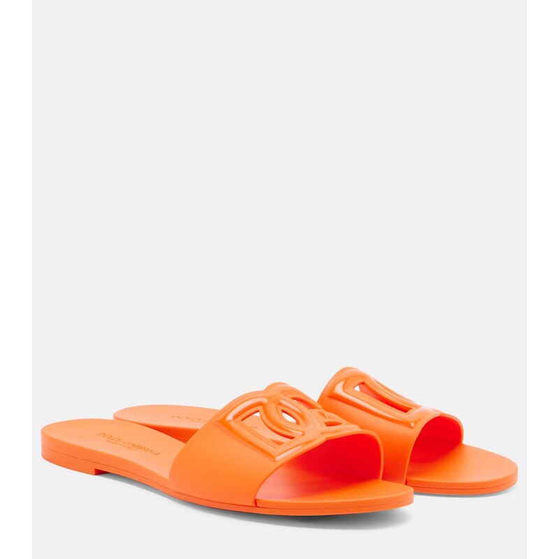 Dolce&Gabbana DG rubber slides