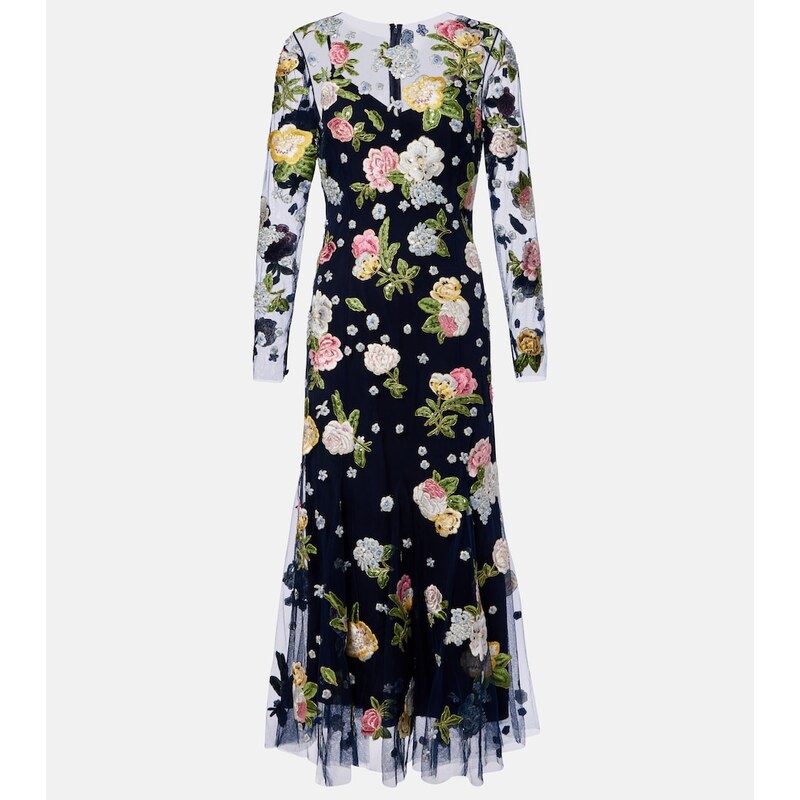 Carolina Herrera Embroidered cocktail dress