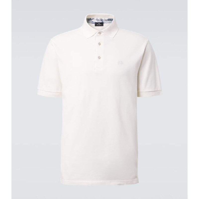 Etro Pegaso cotton piquÃ polo shirt