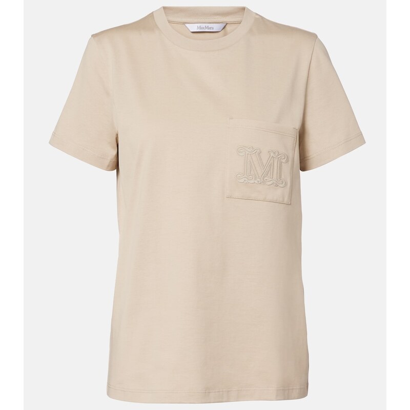 Max Mara Monogram cotton jersey T-shirt