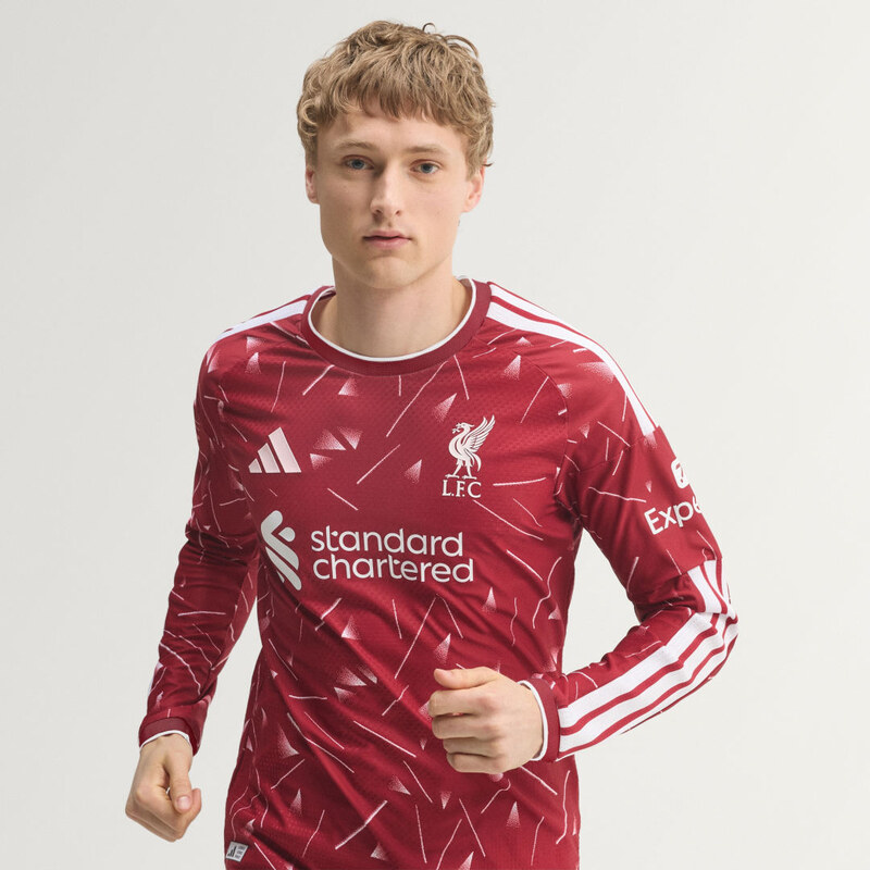 Adidas Domácí autentický dres s dlouhým rukávem Liverpool FC 26