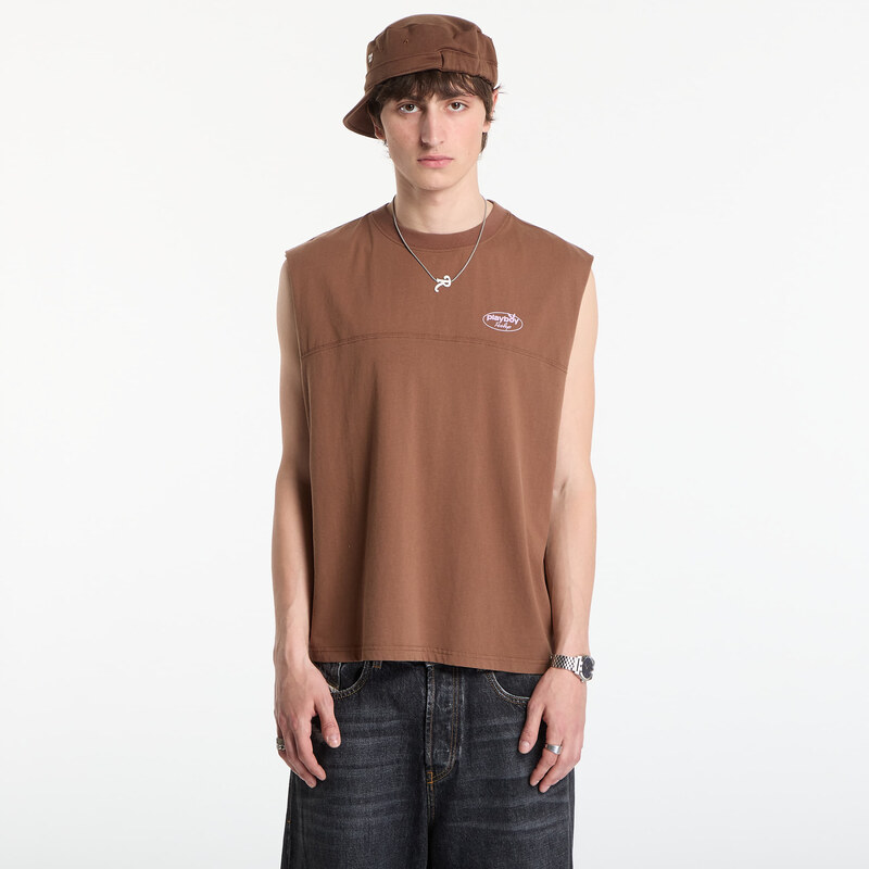 Tričko Playboy x FTSHP Sleeveless Tee UNISEX Brown XS