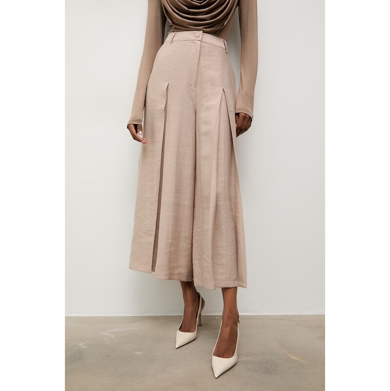 Answear.LAB kalhoty culottes dámské s lyocellem 115739311