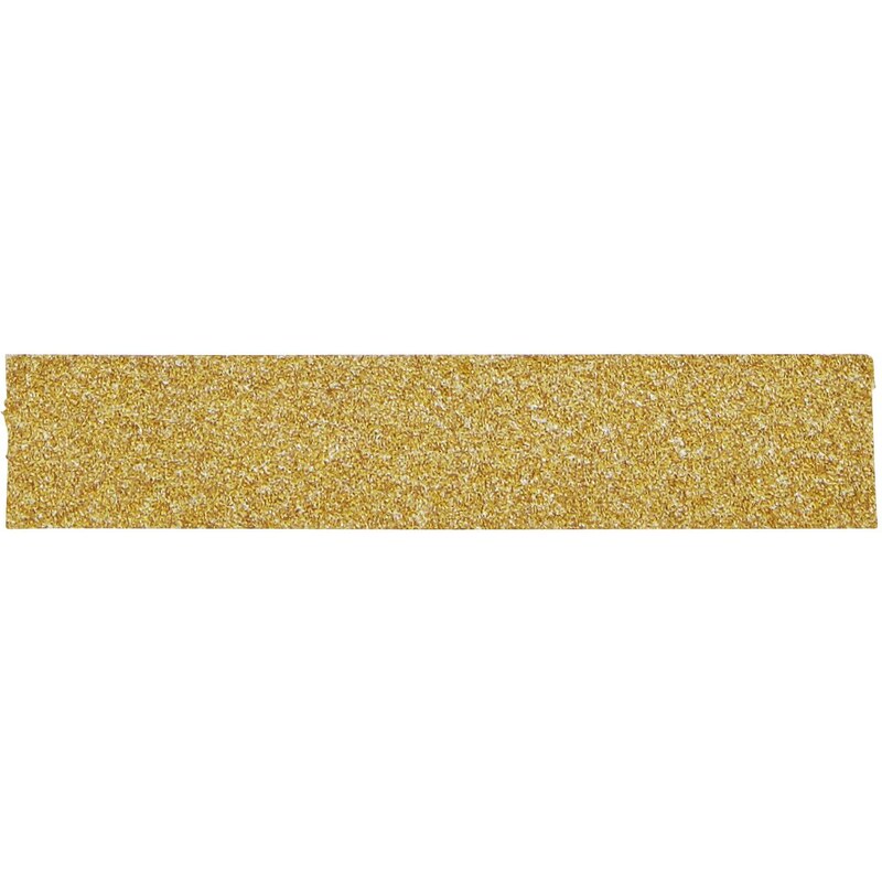 Madam Stoltz Designová samolepící páska Glitter gold