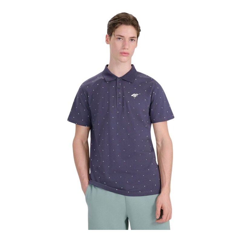 Pánské regular polo tričko 4F tmavě modrá