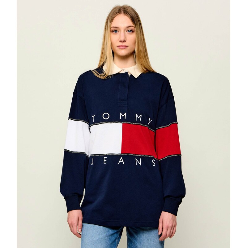 Tommy Jeans Polokošile FLAG RUGBY | Oversize fit 115741236