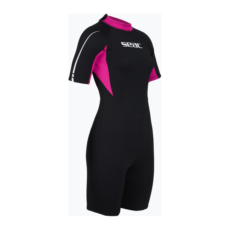 Dámský plavecký neopren SEAC Shorts Relax 2.2 mm black/pink