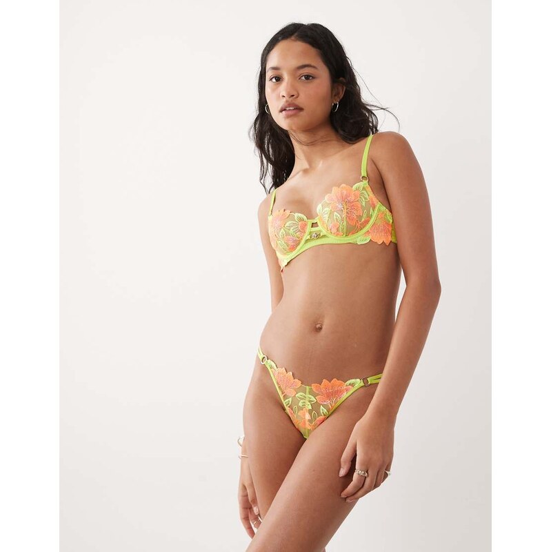 Ann Summers paradise glow thong in lime-Green 115740785