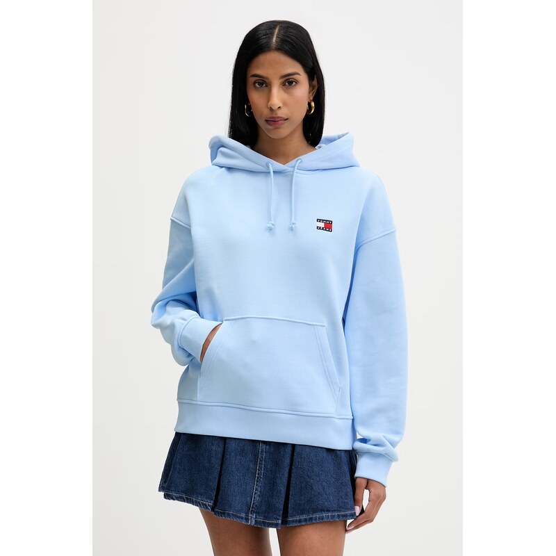 Tommy Jeans mikina s kapucí dámská bavlněná