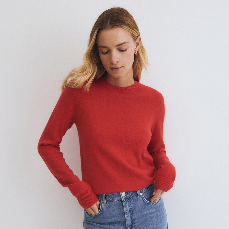 Reserved - LADIES` SWEATER - červená 115742132