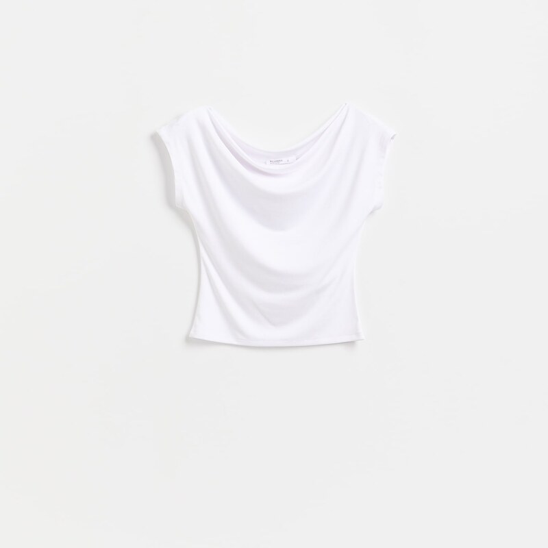 Reserved - Crop top - bílá 115743012