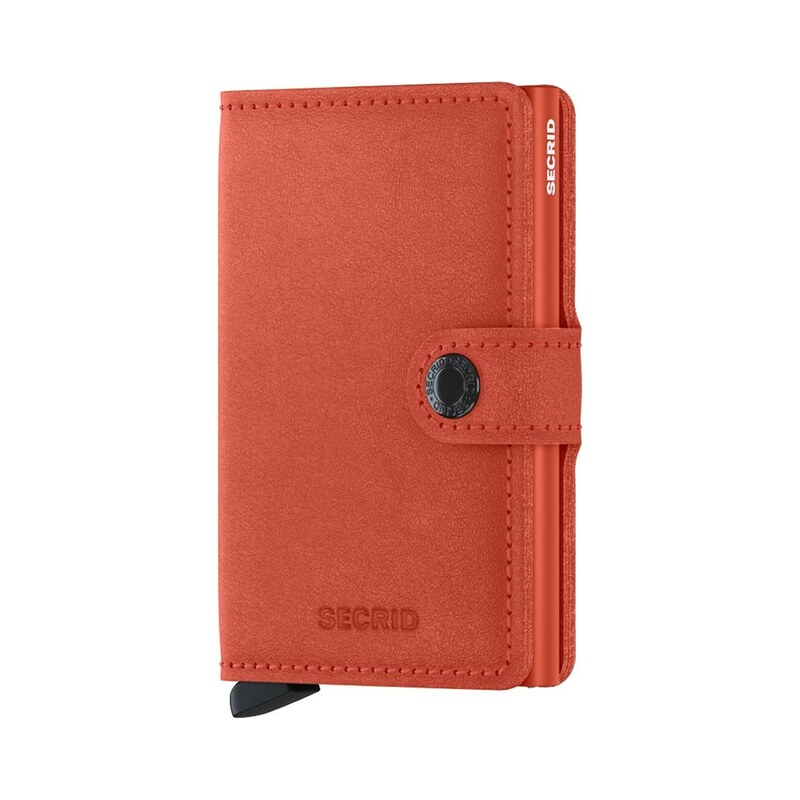 Secrid Kožená peněženka Secrid Miniwallet Original Orange