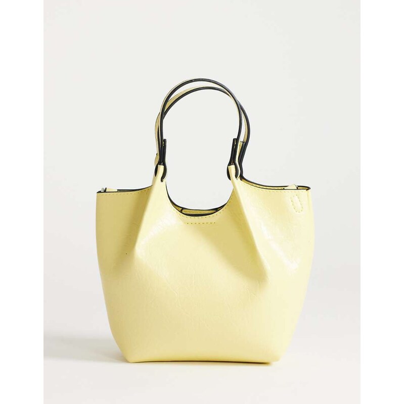 Topshop Gabbie grab bag small with detachable cross body strap in 115743837