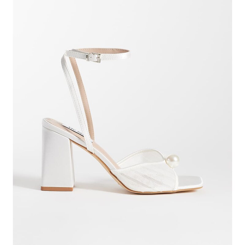 Be Mine Wide Fit Be Mine Bridal Wide Fit Punam block heeled sandals in 115743876