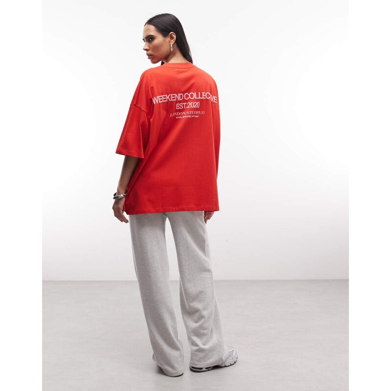 ASOS Weekend Collective Weekend Collective Icon oversized t-shirt with 115744093