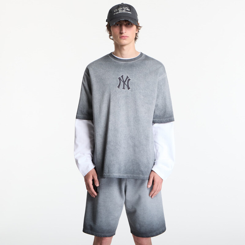 Tričko New Era MLB Washed Logo Tee New York Yankees UNISEX Black