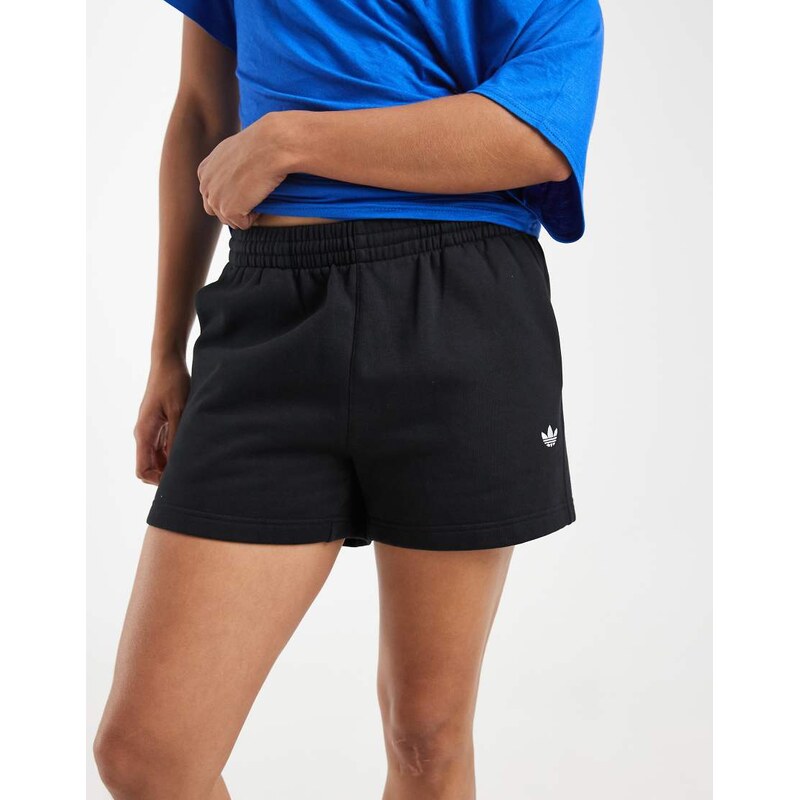 adidas Originals Essentials fleece shorts in black 115744378