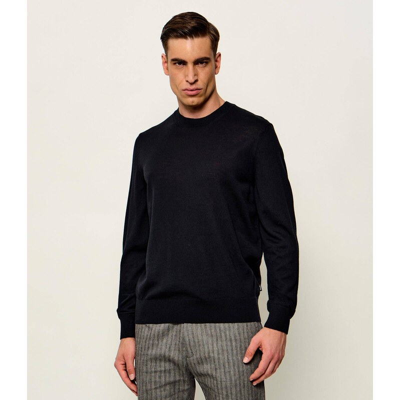 BOSS BLACK Vlněný svetr H-Leno | regular fit