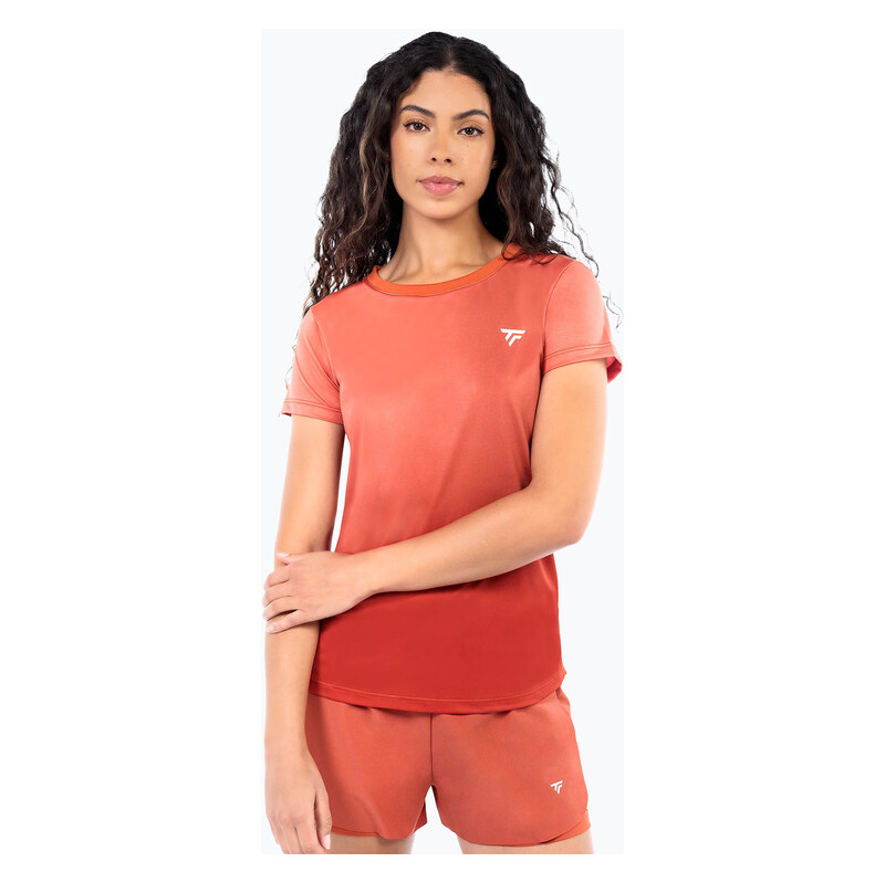 Dámské tenisové tričko Tecnifibre Team X-Loop terracotta