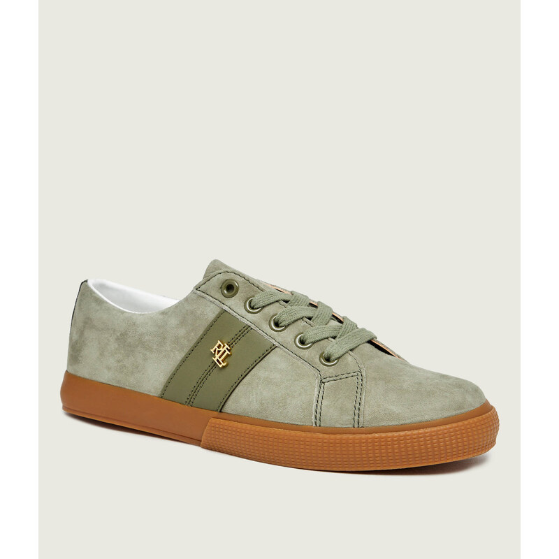 LAUREN RALPH LAUREN Tenisky JANSON II | semiš s přídavkem kůže 115744950