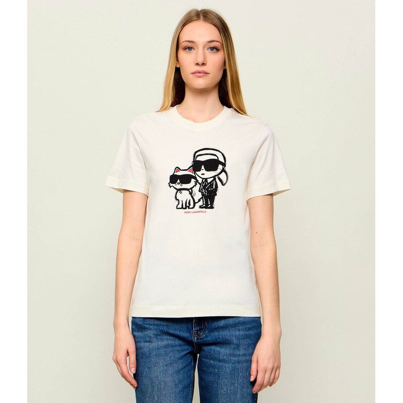 Karl Lagerfeld Tričko Ikon Sketch Duo | regular fit