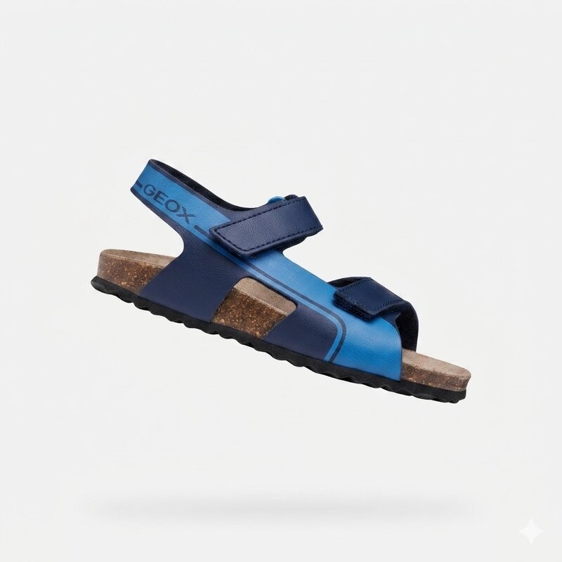 Modré chlapecké sandály Geox Ghita