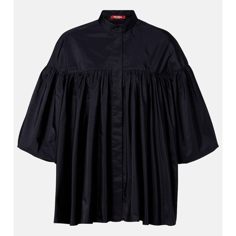 Oversize halenka Max Mara Rea v modré barvě