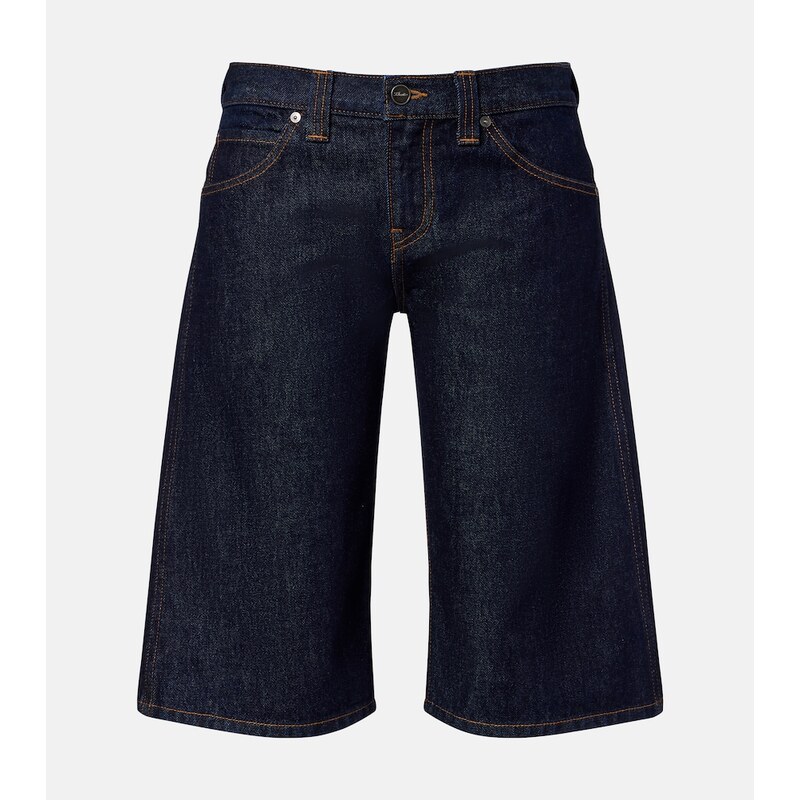 Khaite Kinga denim Bermuda shorts