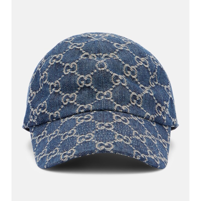 Gucci GG denim baseball cap