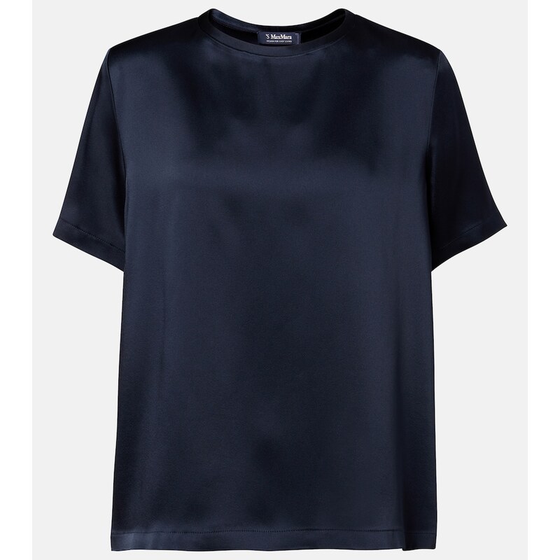 S Max Mara Satin T-shirt