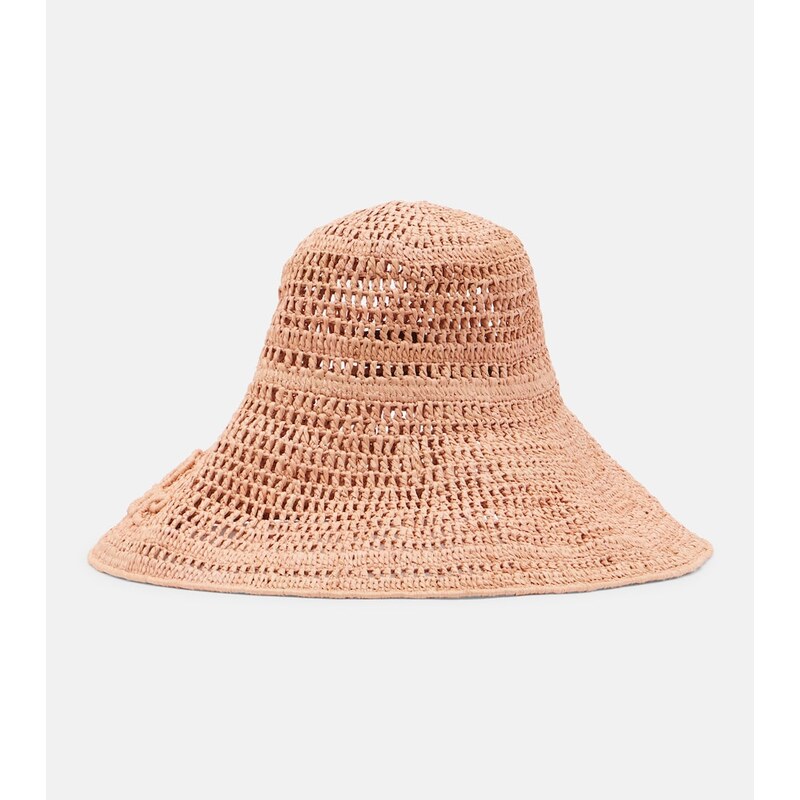 Dámský slunce klobouk z raffie v barvě Summery Beige