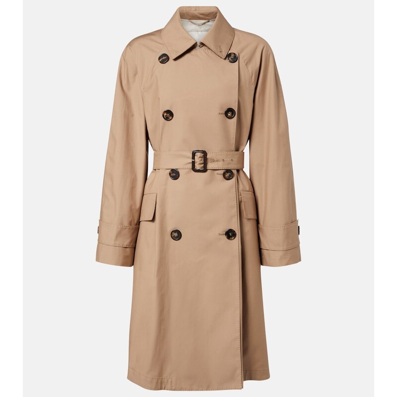 Max Mara Alessio cotton-blend gabardine trench coat