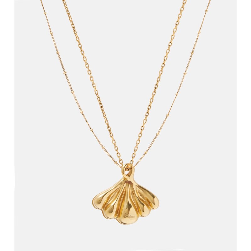 Chloe ChloÃ Shell pendant necklace