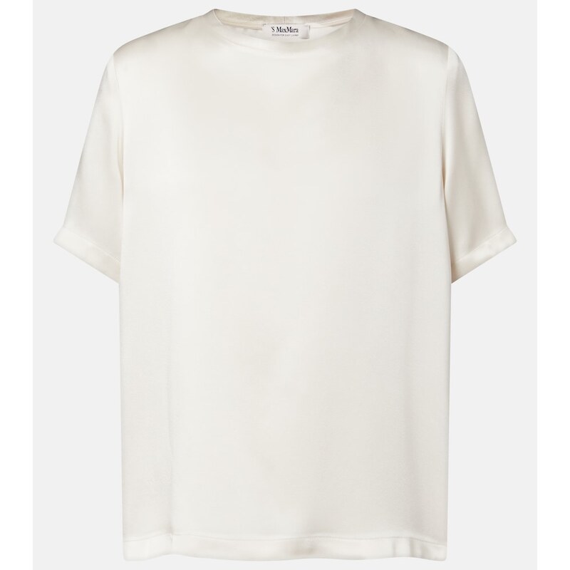 S Max Mara Satin T-shirt