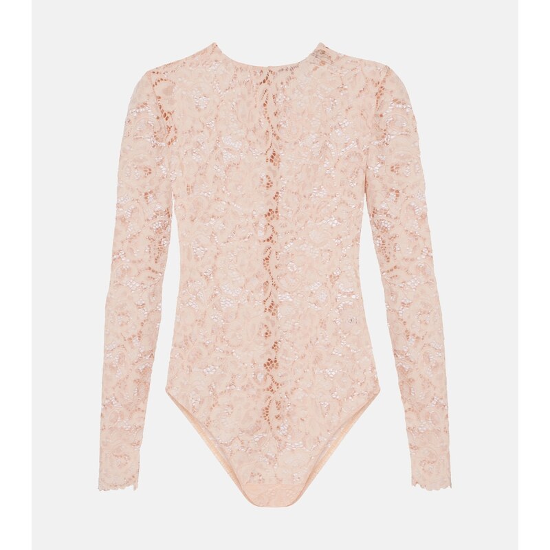 Self-Portrait Floral lace bodysuit